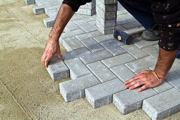 Permeable Paver Driveway in Fox Farm College, WY